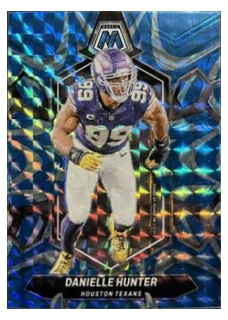 2024 Panini Mosaic Base Set Danielle Hunter Blue Reactive #91 card