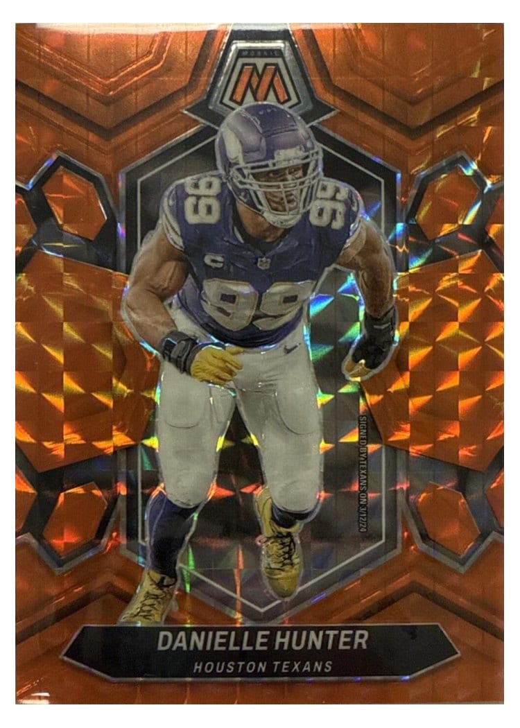 2024 Panini Mosaic Base Set Danielle Hunter Orange #91 card
