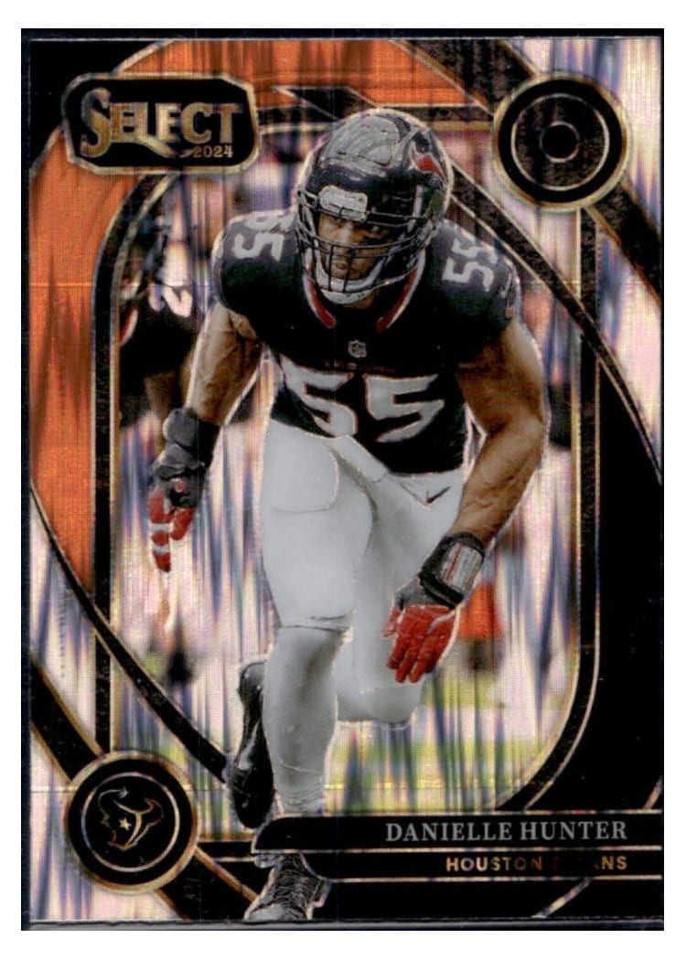 2024 Panini Select Base Set Danielle Hunter Black Orange Prizm Shock #243 card
