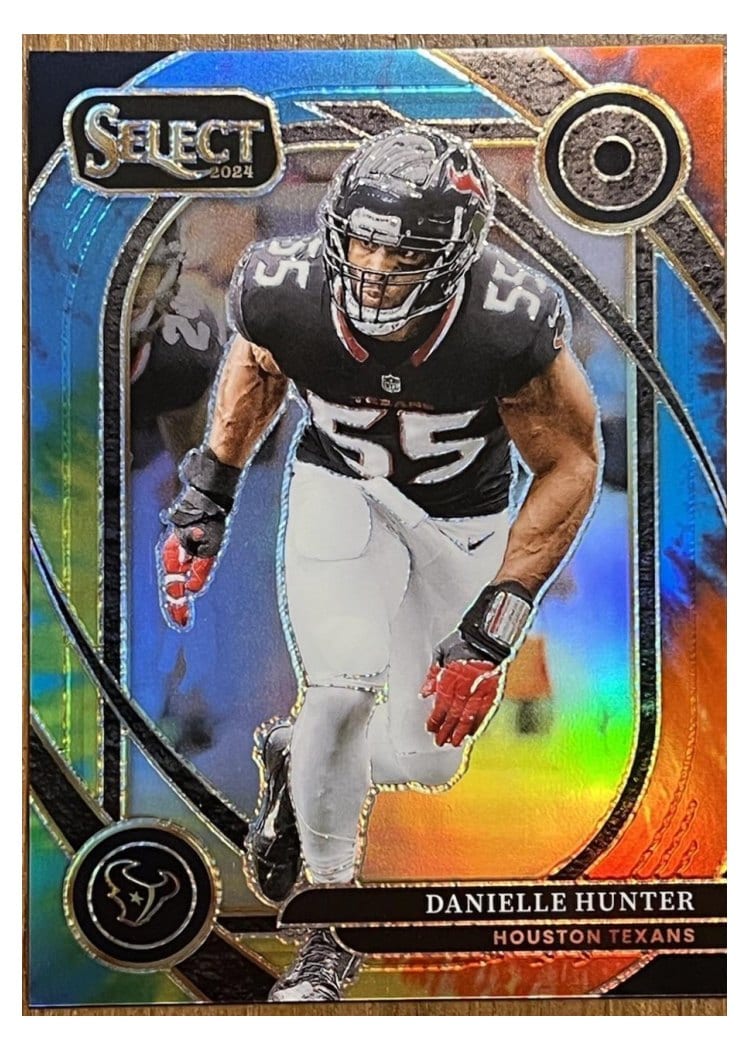 2024 Panini Select Base Set Danielle Hunter Tie-Dye Prizm #243 card