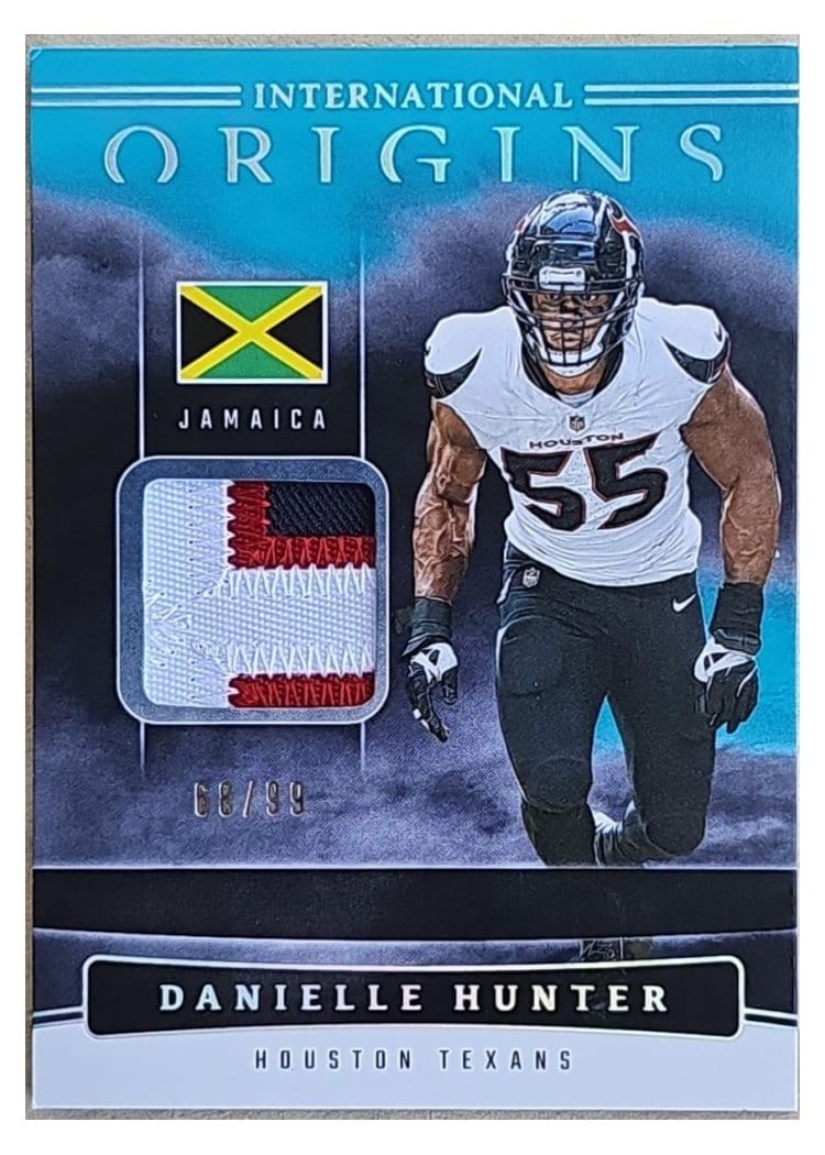 2025 Panini Origins International Origins Relics Danielle Hunter #17 card