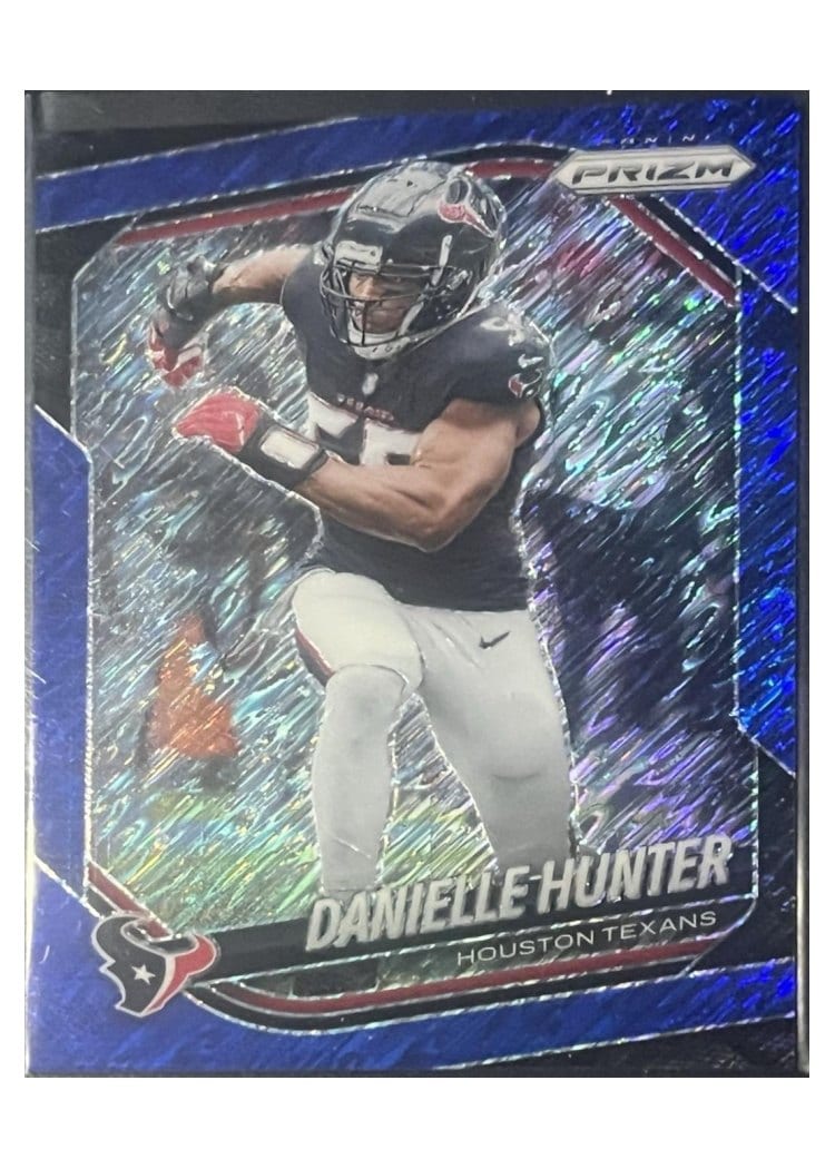 2025 Panini Prizm Base Set Danielle Hunter Blue Shimmer #48 card