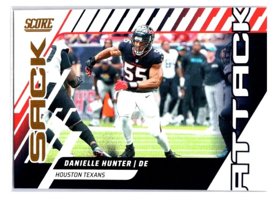 2025 Score Sack Attack Danielle Hunter #6 card