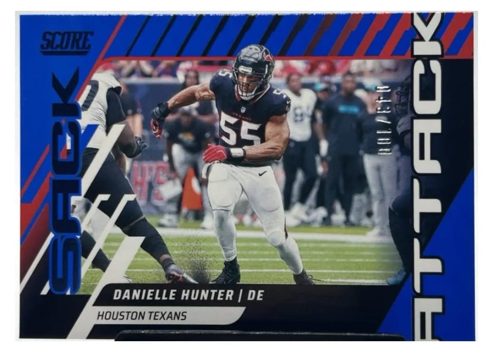2025 Score Sack Attack Danielle Hunter #6 card