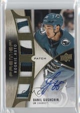 2023-24 Upper Deck Premier 2023 Premier Rookie Autograph Jersey Danil Gushchin #PRA-DG card