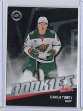 2026 Upper Deck National Hockey Card Day UD Victory Black Rookies Danila Yurov #V-17 card