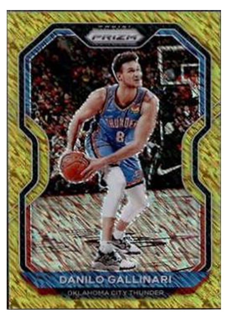 2020-21 Panini Prizm Base Set Danilo Gallinari Gold Shimmer Prizm #61 card