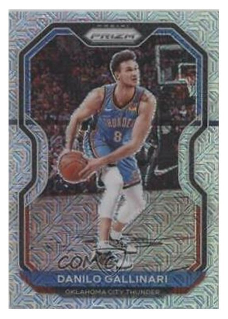 2020-21 Panini Prizm Base Set Danilo Gallinari Mojo Prizm #61 card