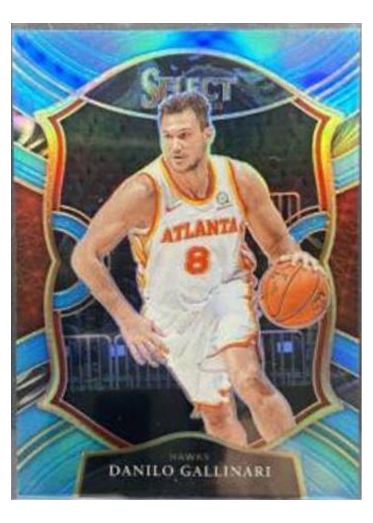 2020-21 Panini Select Base Set Danilo Gallinari Light Blue Prizm #35 card