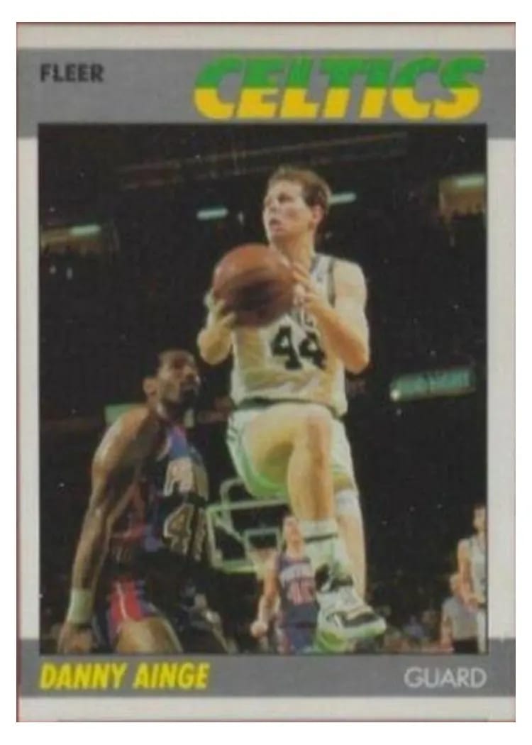1987 Fleer Danny Ainge #4 card