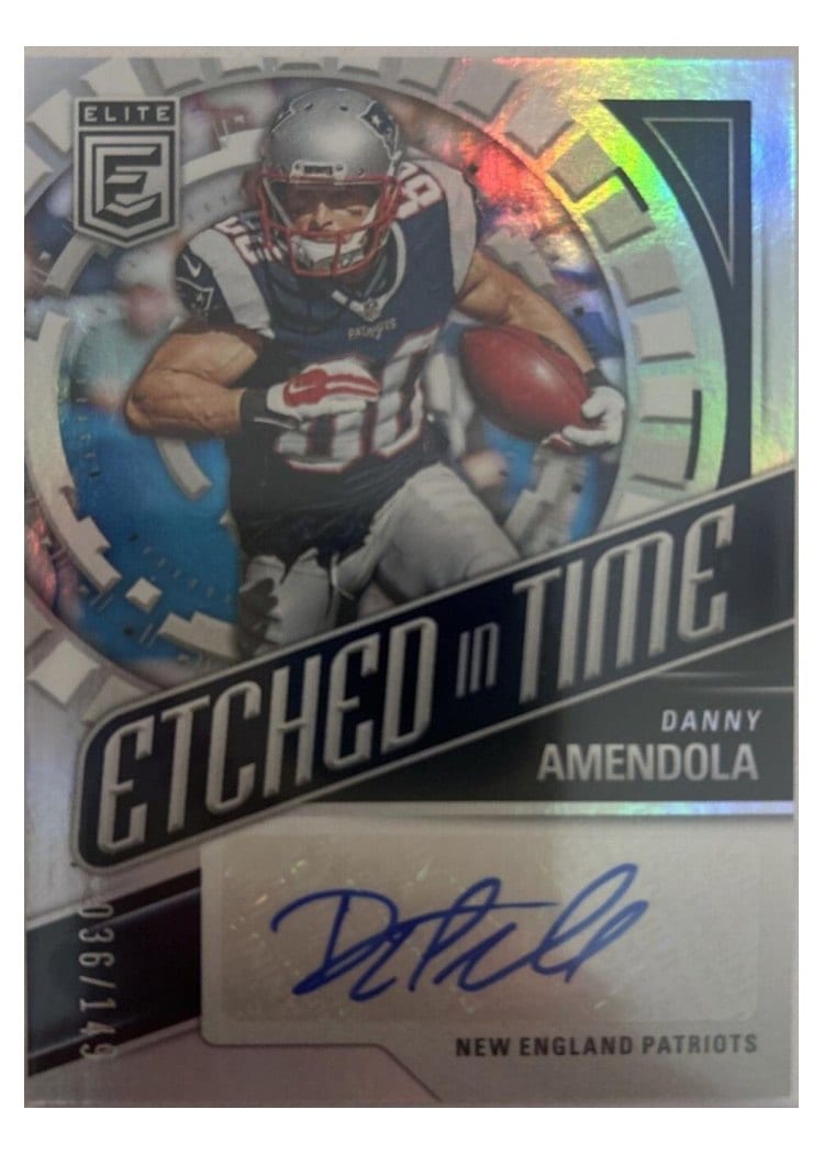 2024 Donruss Elite Etched in Time Signatures Danny Amendola #ETS-DAM card