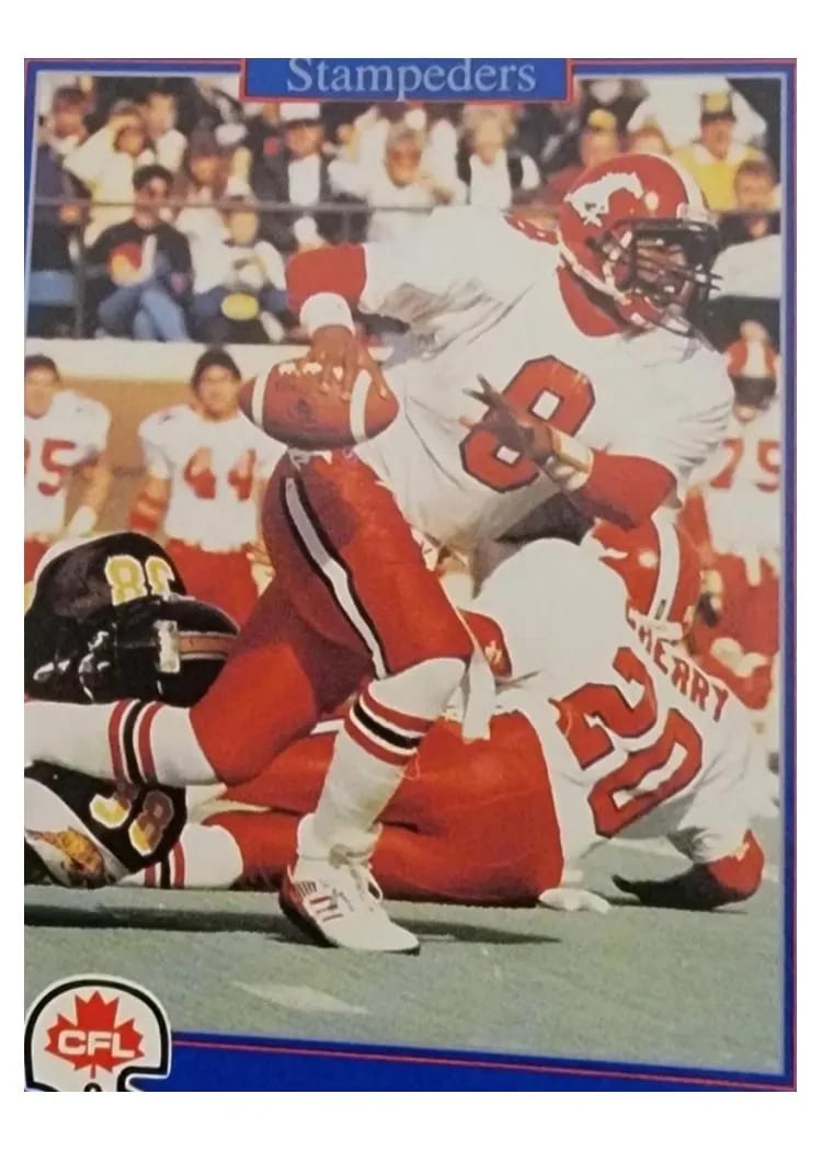 1991 Jogo CFL Danny Barrett #69 card