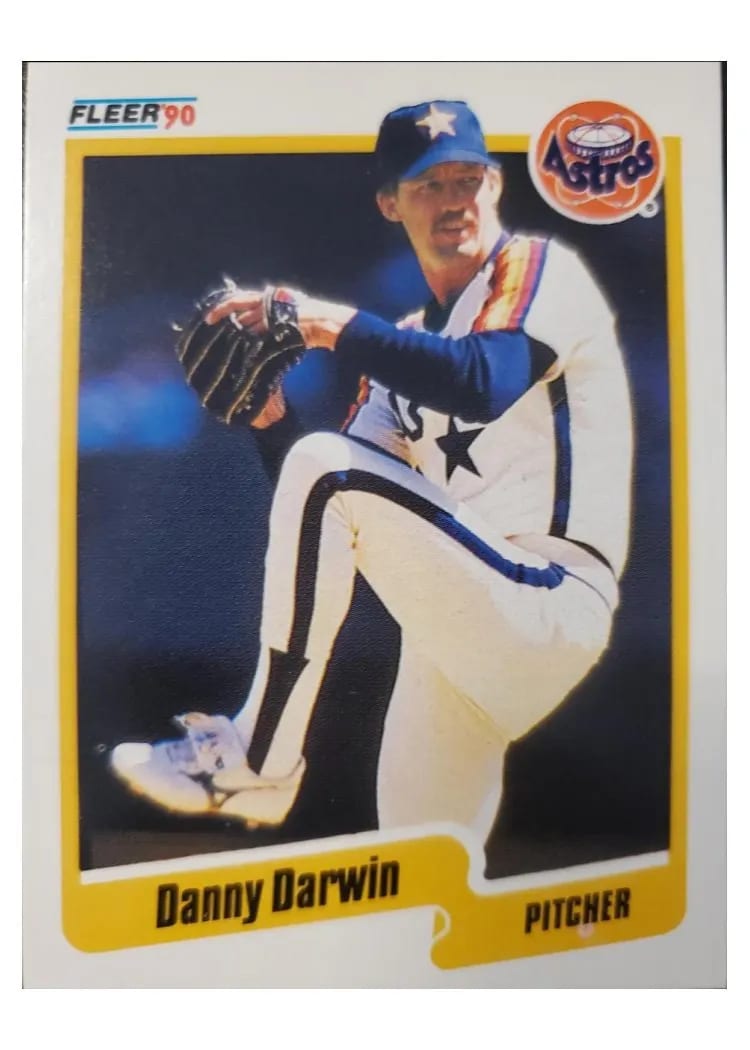 1990 Fleer Danny Darwin #227 card