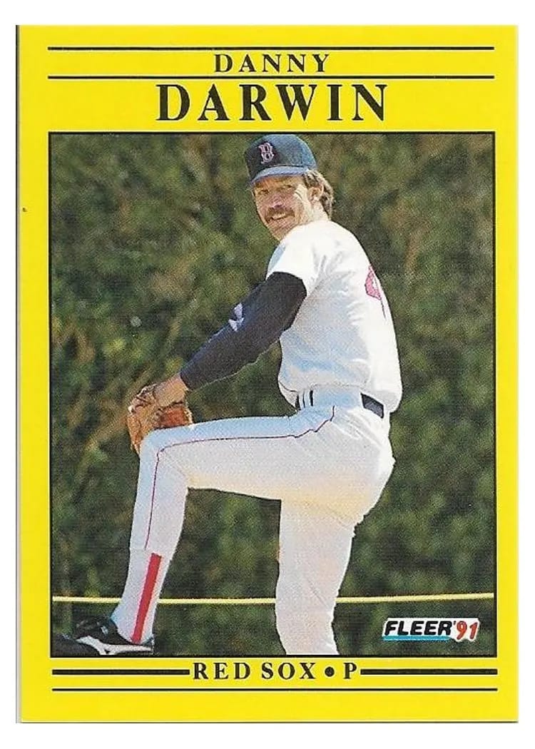 1991 Fleer Update Danny Darwin #U-5 card