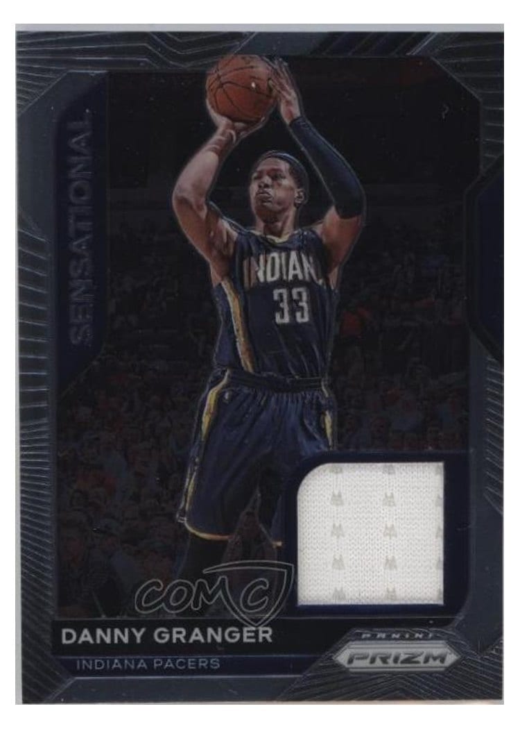 2020-21 Panini Prizm Sensational Swatches Danny Granger #SSW-DGR card