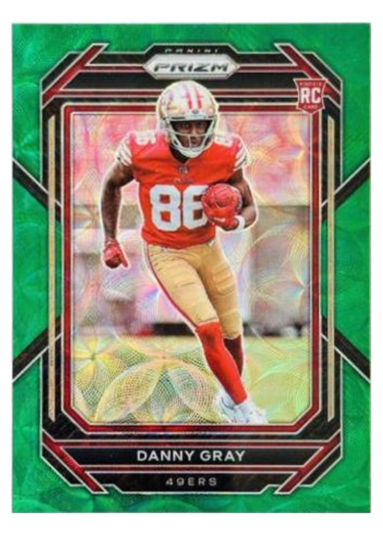 2022 Panini Prizm Base Set Danny Gray Green Scope #335 card