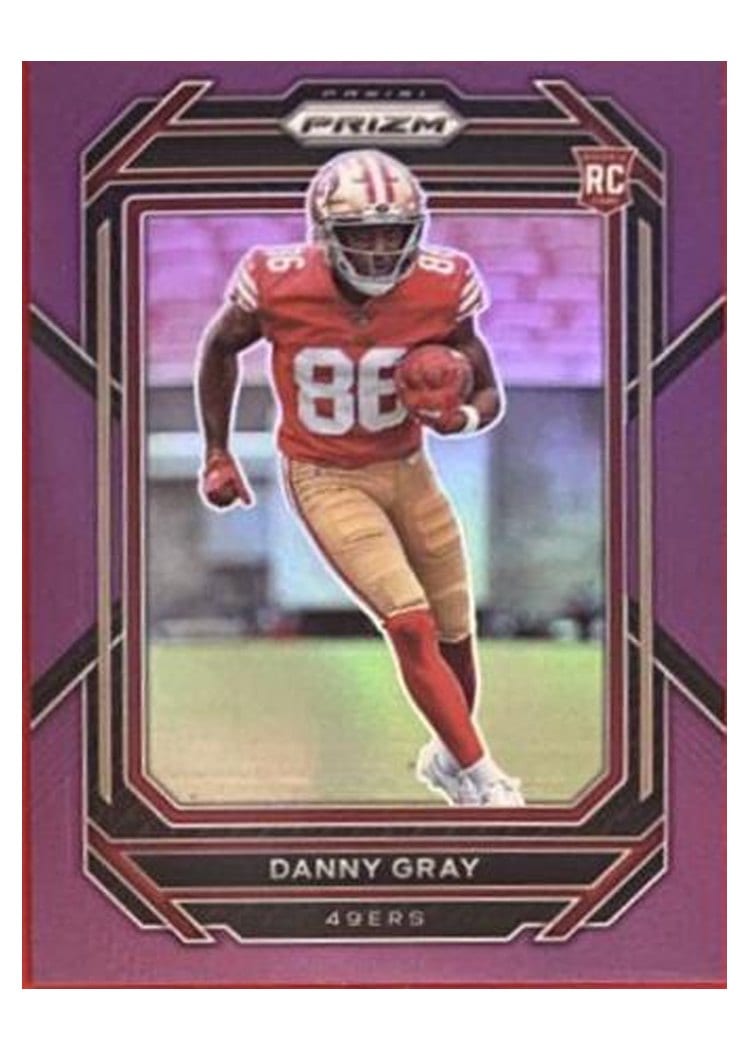 2022 Panini Prizm Base Set Danny Gray Purple #335 card