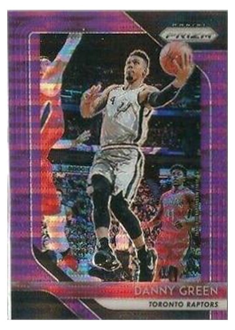 2018-19 Panini Prizm Base Set Danny Green Green Pulsar Prizm #43 card