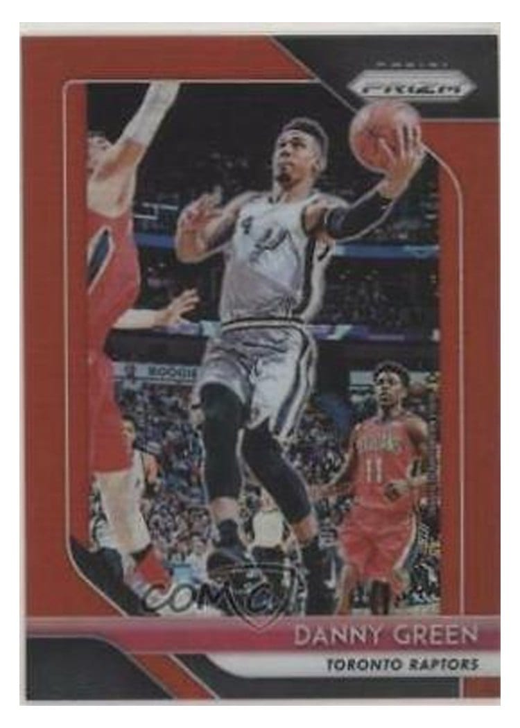 2018-19 Panini Prizm Base Set Danny Green Red Prizm #43 card