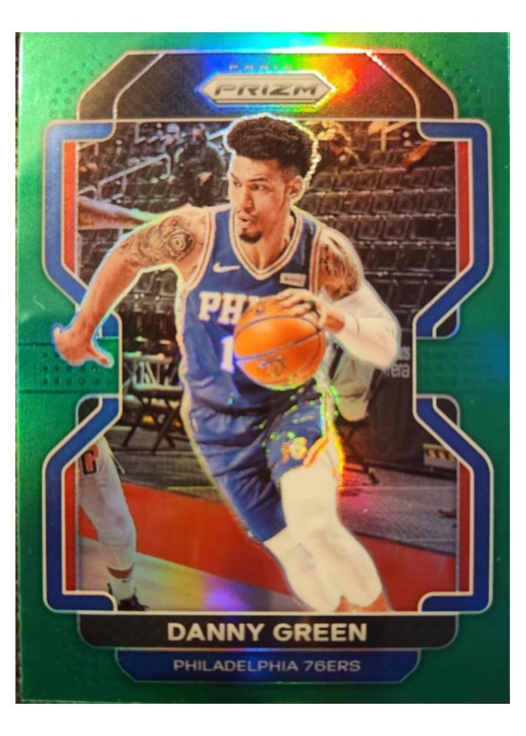 2021-22 Panini Prizm Base Set Danny Green Green Prizm #30 card