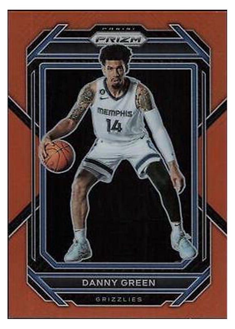 2022-23 Panini Prizm Base Set Danny Green Orange Prizm #203 card