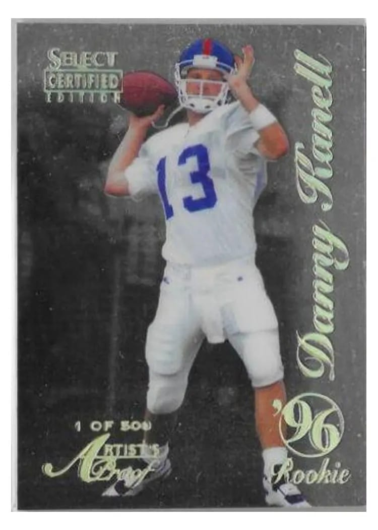 1996 Select Certified Danny Kanell #111 card