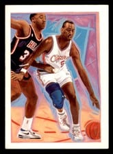 1990-91 Hoops Base Set Danny Manning #366 card