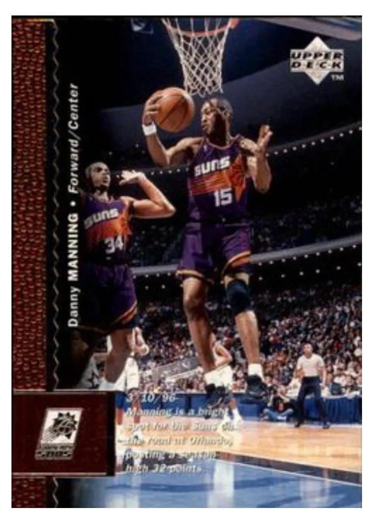 1996 Upper Deck Danny Manning #96 card
