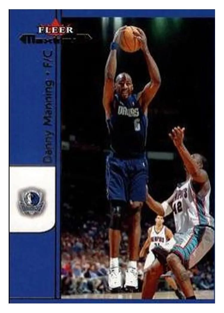 2001 Fleer Maximum Danny Manning #143 card