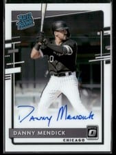 2020 Donruss Optic Rated Rookies Signatures Danny Mendick #RRS-DM card