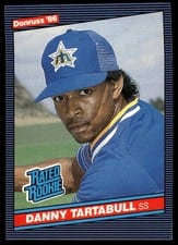1986 Donruss Danny Tartabull #38 card