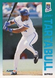 1992 Fleer Base Set Danny Tartabull #171 card
