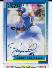 2020 Topps Archives Fan Favorites Autographs Danny Tartabull #FFA-DT card