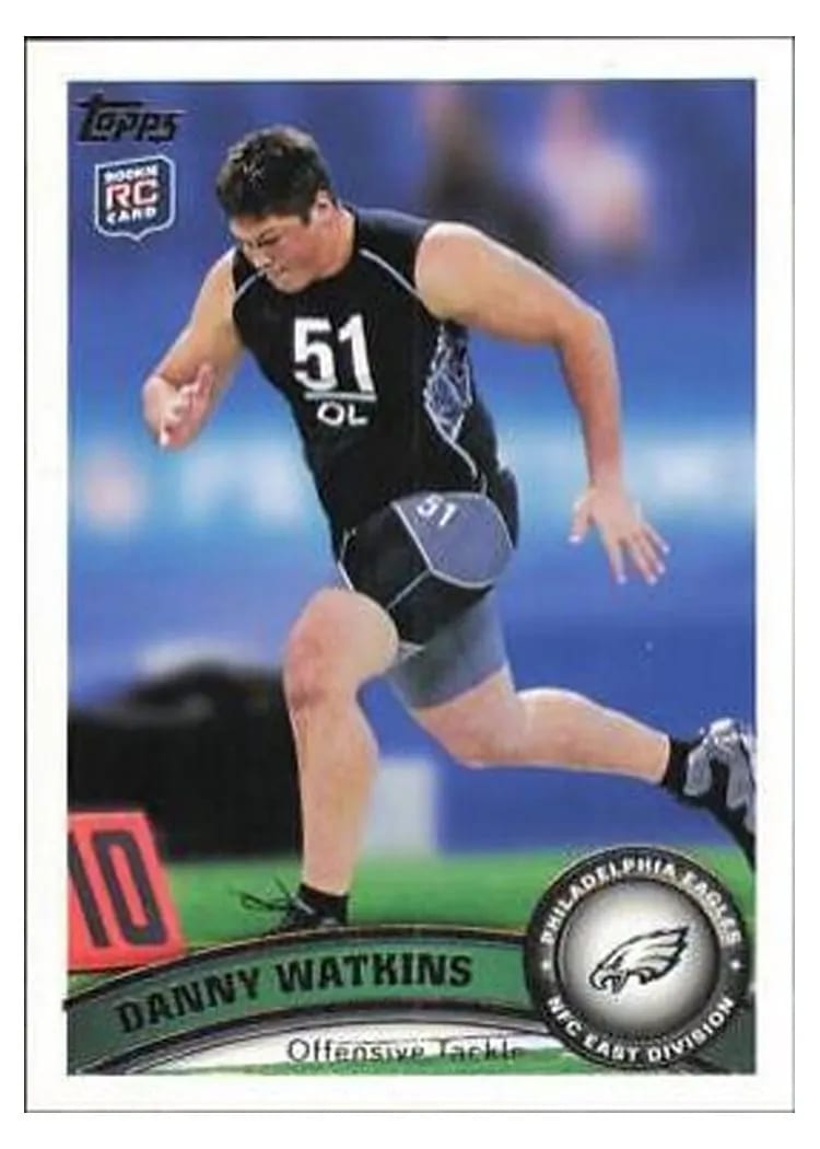 2011 Topps Danny Watkins #43 card