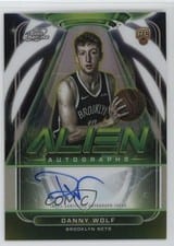 2025-26 Topps Cosmic Chrome Alien Autographs Danny Wolf #AA-DWO card
