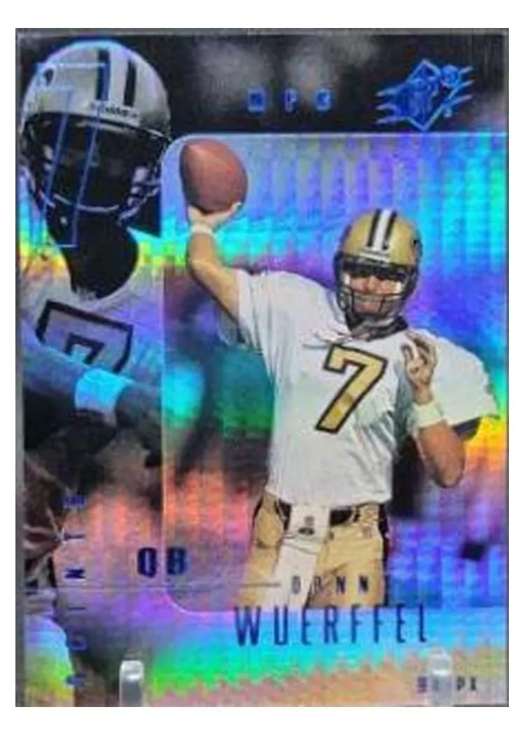 1999 Spx Danny Wuerffel #55 card