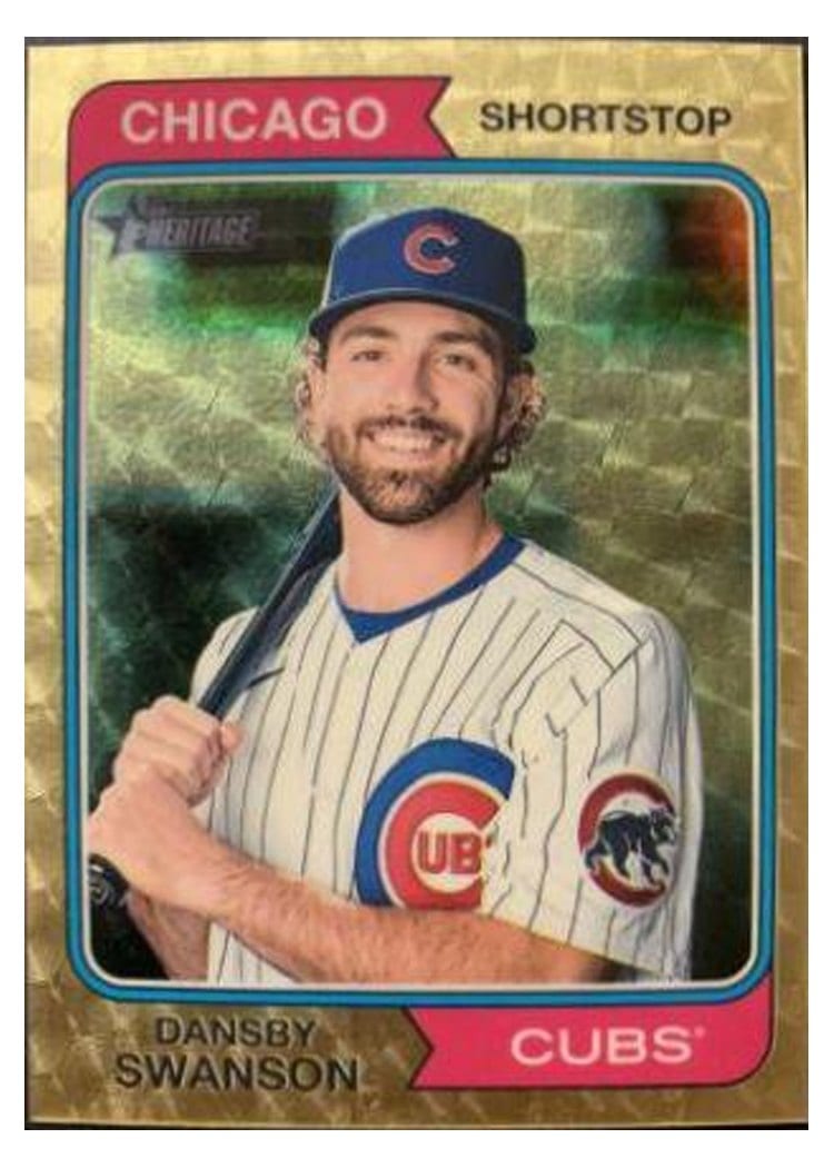2023 Topps Heritage Base Set Dansby Swanson #37 card