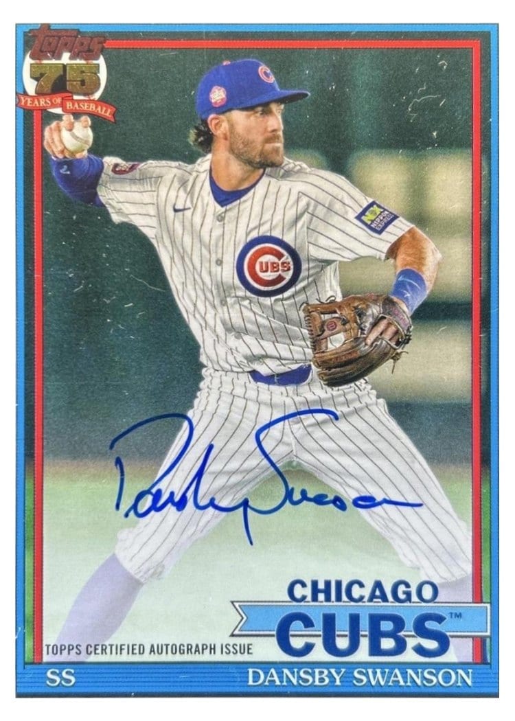 2026 Topps 1991 Topps Autographs Dansby Swanson #91A-DS card