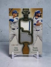 2026 Topps Tier One Dual Player Relics Dansby Swanson #DPR-SS card