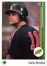 1989 Upper Deck Dante Bichette #24 card
