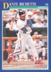 1991 Score Base Set Dante Bichette #463 card