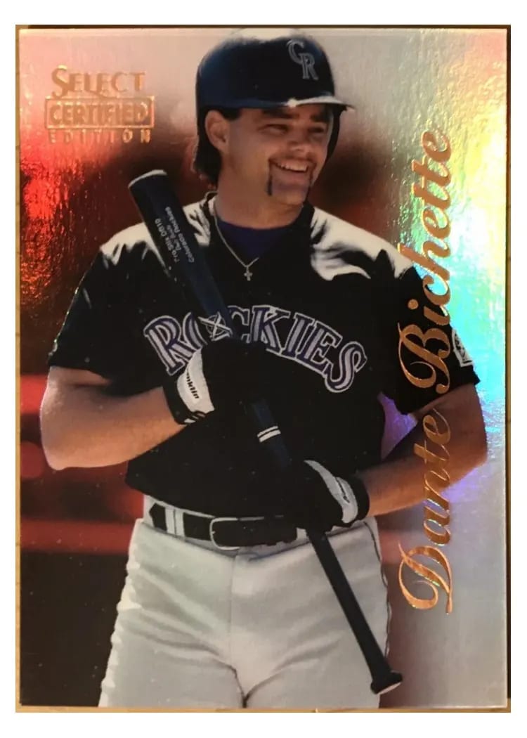 1996 Select Certified Dante Bichette #71 card