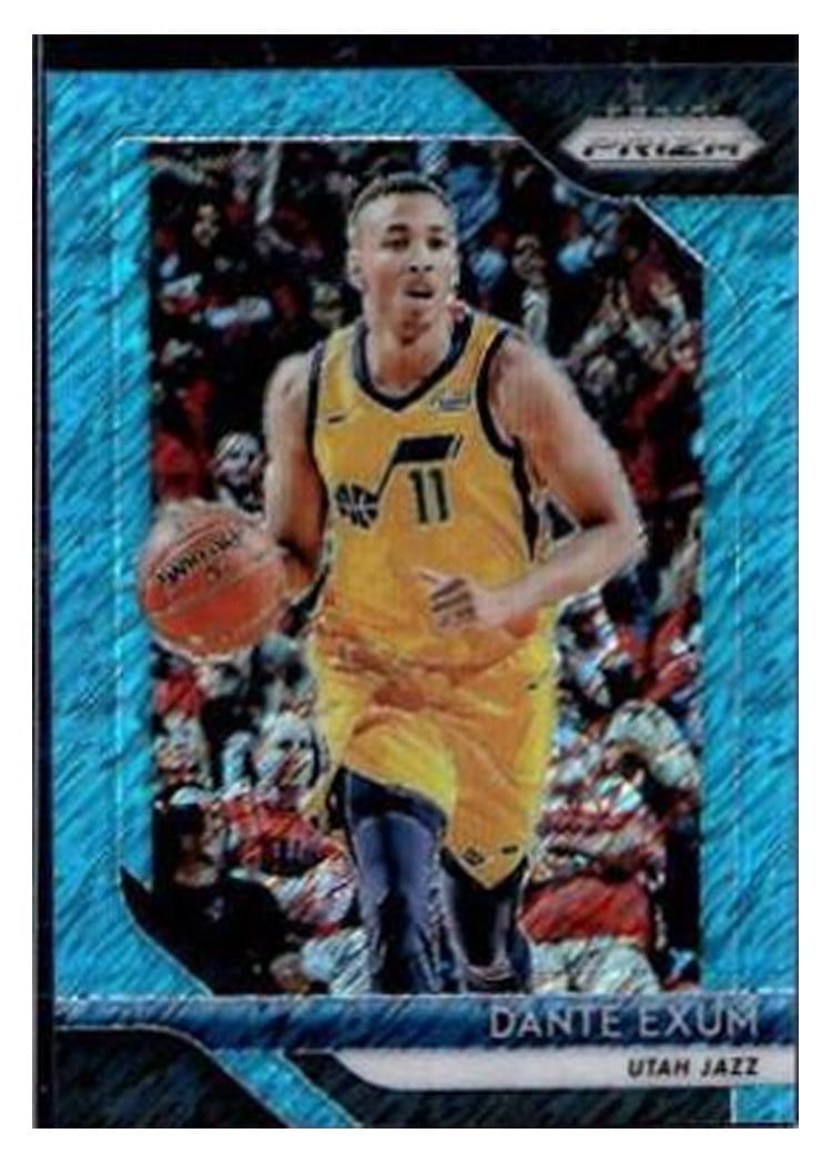 2018-19 Panini Prizm Base Set Dante Exum Light Blue Shimmer Prizm #163