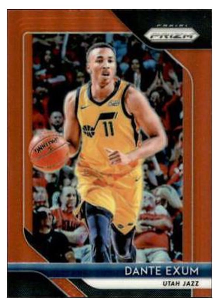2018-19 Panini Prizm Base Set Dante Exum Red Prizm #163 card