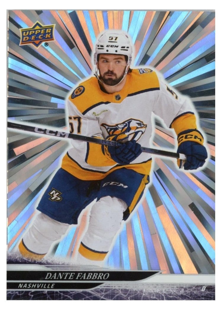 2024-25 Upper Deck Base Set Dante Fabbro #343 card