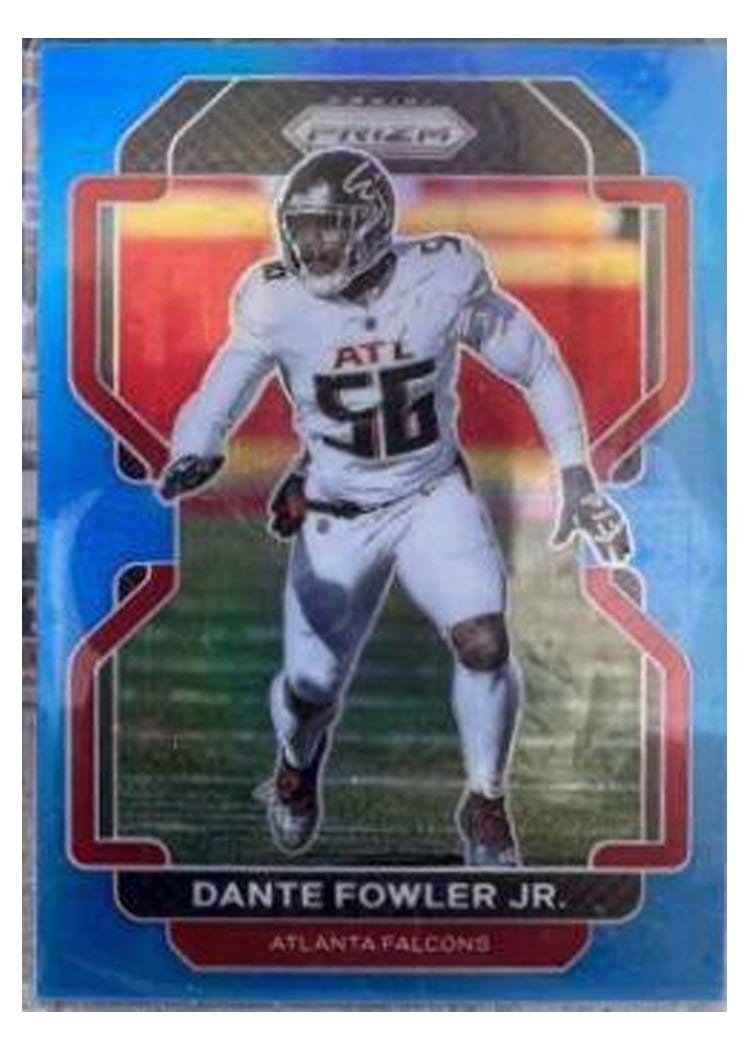 2021 Panini Prizm Base Set Dante Fowler Jr. Light Blue Prizm #327 card