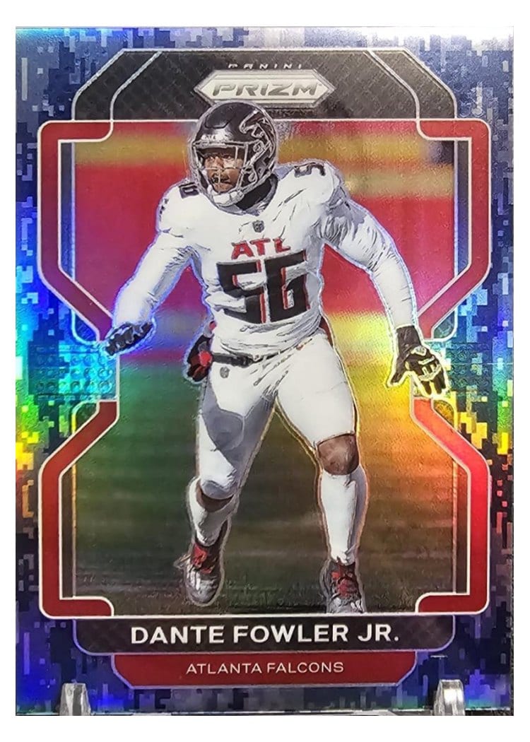 2021 Panini Prizm Base Set Dante Fowler Jr. Navy Camo Prizm #327 card