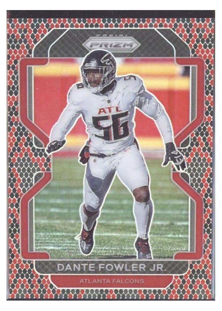 2021 Panini Prizm Base Set Dante Fowler Jr. Snakeskin Prizm #327 card