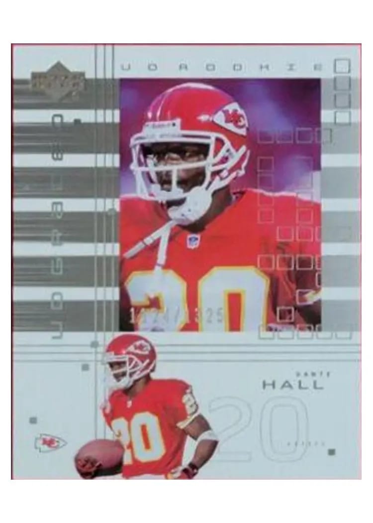 2000 Upper Deck Graded Dante Hall #127 card
