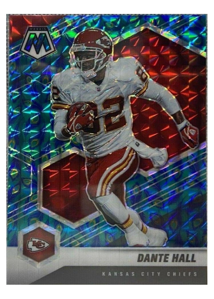 2021 Panini Mosaic Base Set Dante Hall #2 card